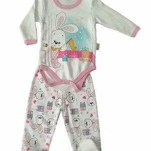 بادی آستین بلند و شلوار جوراب دار