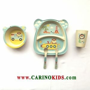 ست 5 تکه غذا خوزی بامبو مدل air plane